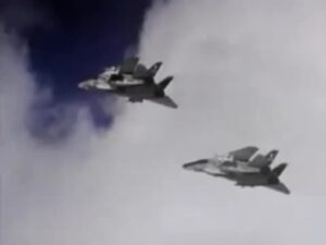 F-14 Tomcat vs MiG-23 Dogfight