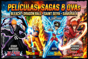 Anime Películas, Sagas y OVAS